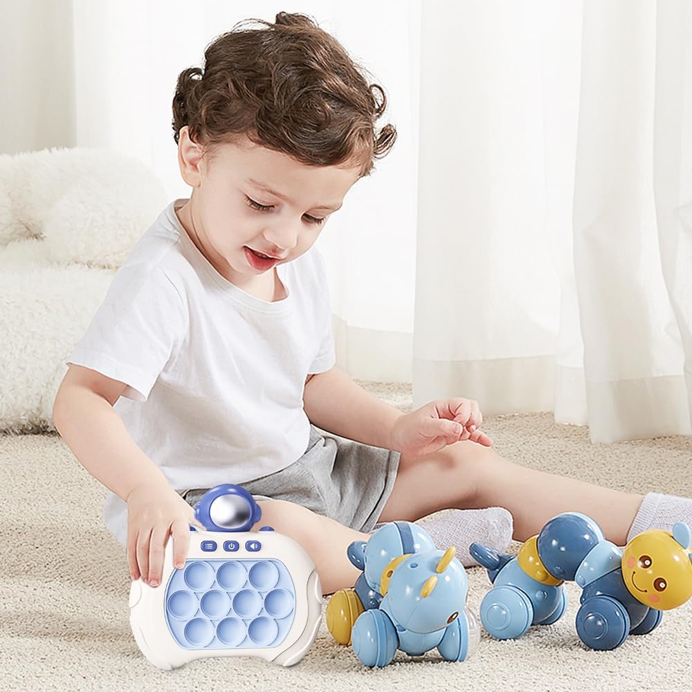 Joc Popit Tiktok (reîncărcabil USB), joc antistres pentru copii, 80 de niveluri