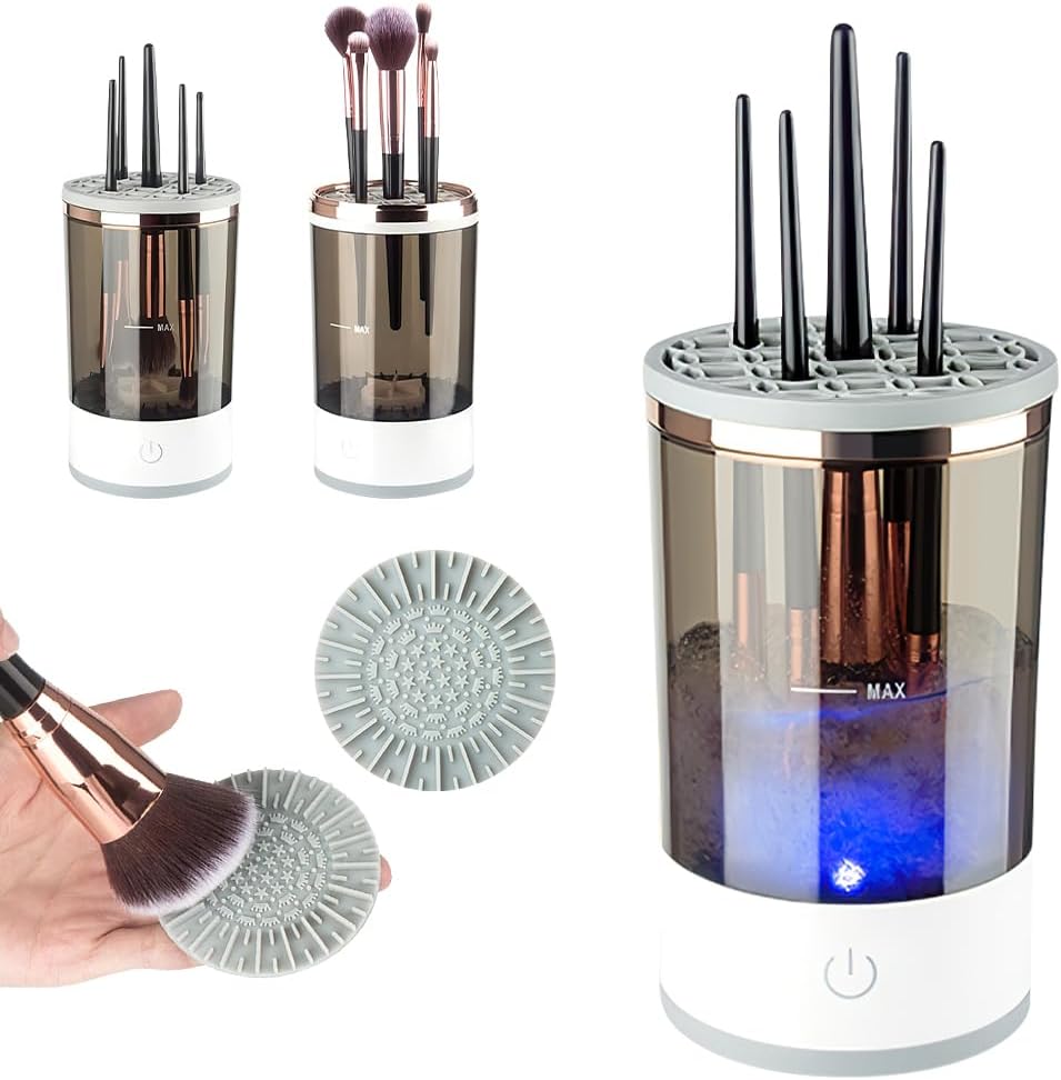 Automatischer USB-Make-up-Pinselreiniger, elektrischer Make-up-Pinselreiniger und manueller/automatischer USB-Make-up-Pinseltrockner