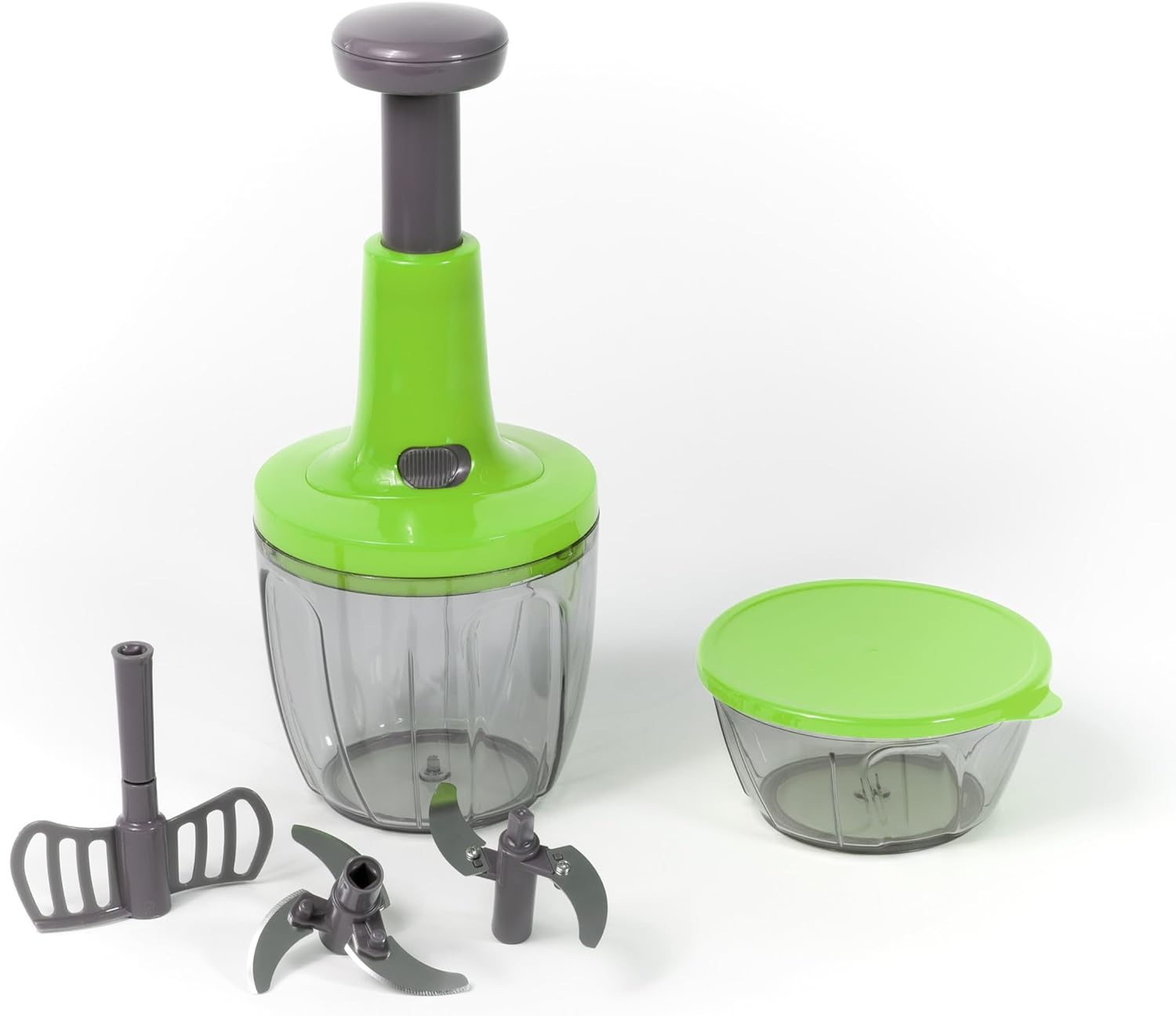 Chiatai - Tritatutto Manuale Da 900 Ml, 5 Lame In Acciaio