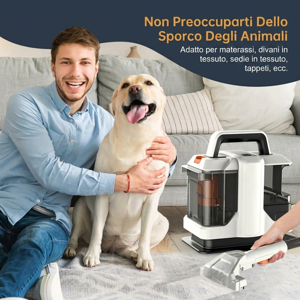 Aparat de spălat cu presiune cu abur Vapor + 1050W