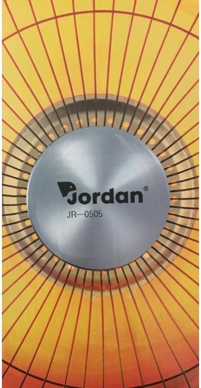 Încălzitor electric parabolic oscilant de 1000 W, diametru 40 cm, încălzitor din carbon, 2 niveluri de putere (500/1000 W), mâner, înclinabil, temporizator, sistem anti-răsturnare, culoare albă