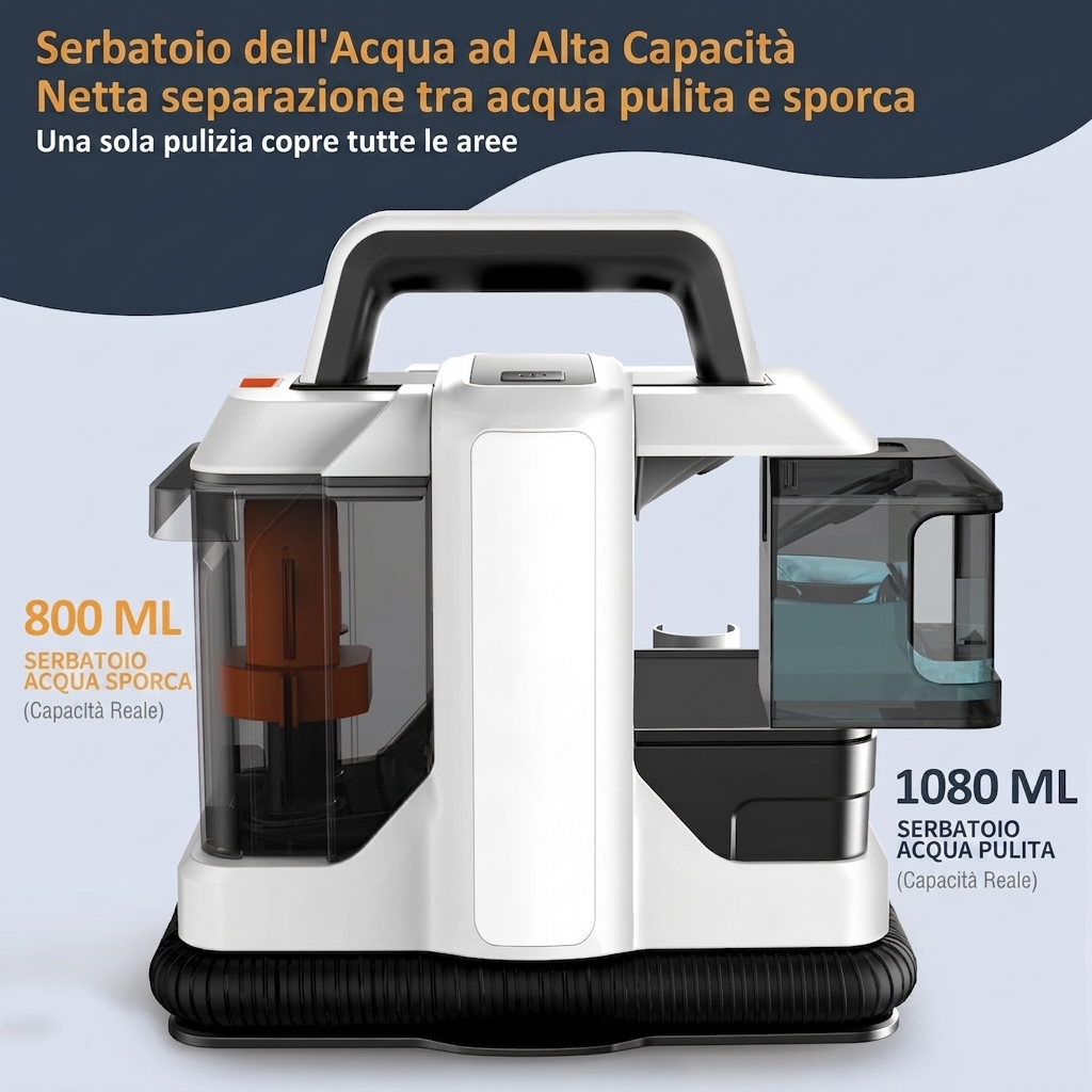 Aparat de spălat cu presiune cu abur Vapor + 1050W