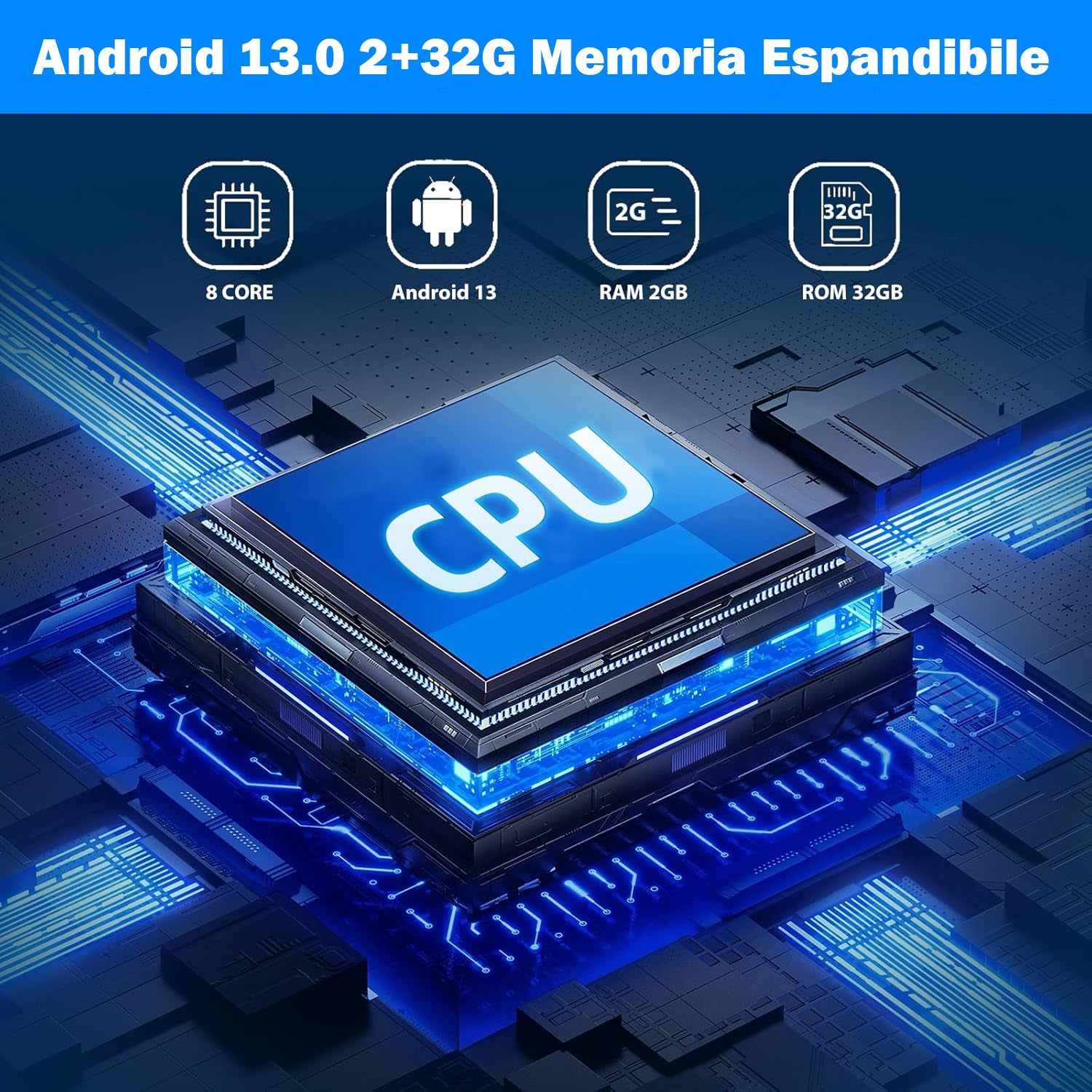 Stereo auto wireless, Apple Carplay și Android Auto, ecran tactil, 10,26 inch, monitor portabil 7-32V, cu Apple Airplay/asistent vocal/Bluetooth/transmițător FM/card AUX/TF