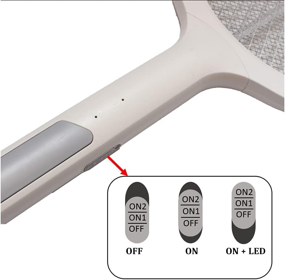 (2 bucăți) - Rachetă electrică reîncărcabilă împotriva țânțarilor, lampă LED 2 în 1, ucigaș de insecte Zapper