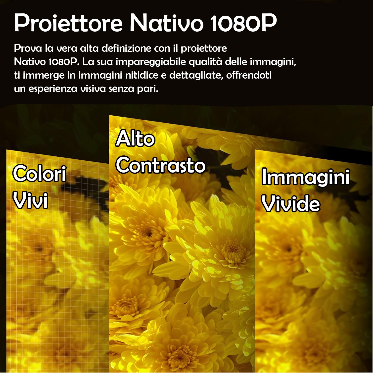 Mini proiector portabil, suport 1080P Full HD 60fps, corecție automată a distorsiunii trapezoidale, WiFi6 + Bluetooth 5.0, proiector exterior, sistem de operare Android 11.0 (șteche UE)