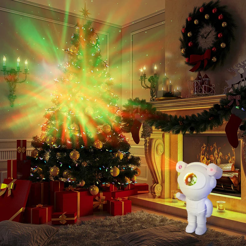 Proiector de lumină pentru dormitorul astronauților, proiector de galaxie robot TikTok