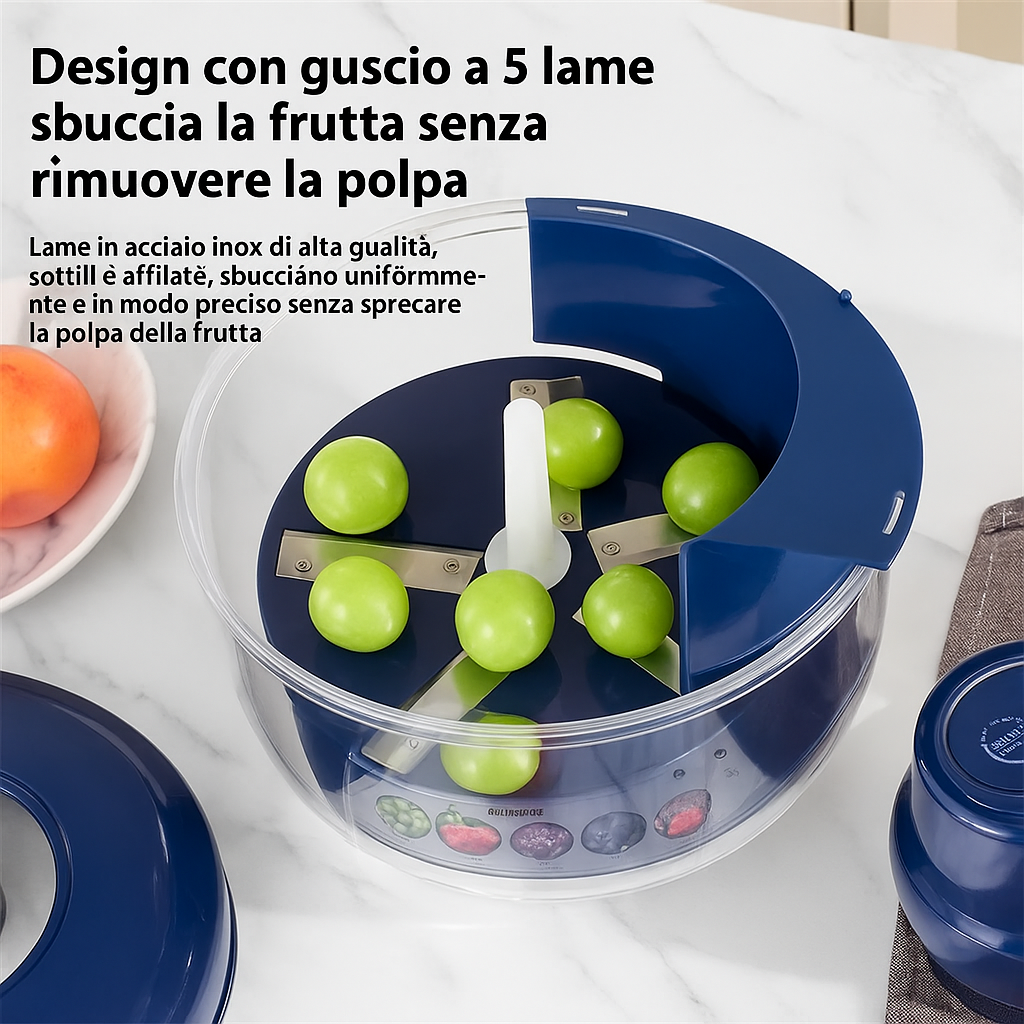 Sbuccia Frutta Magico Veloce Elettrico