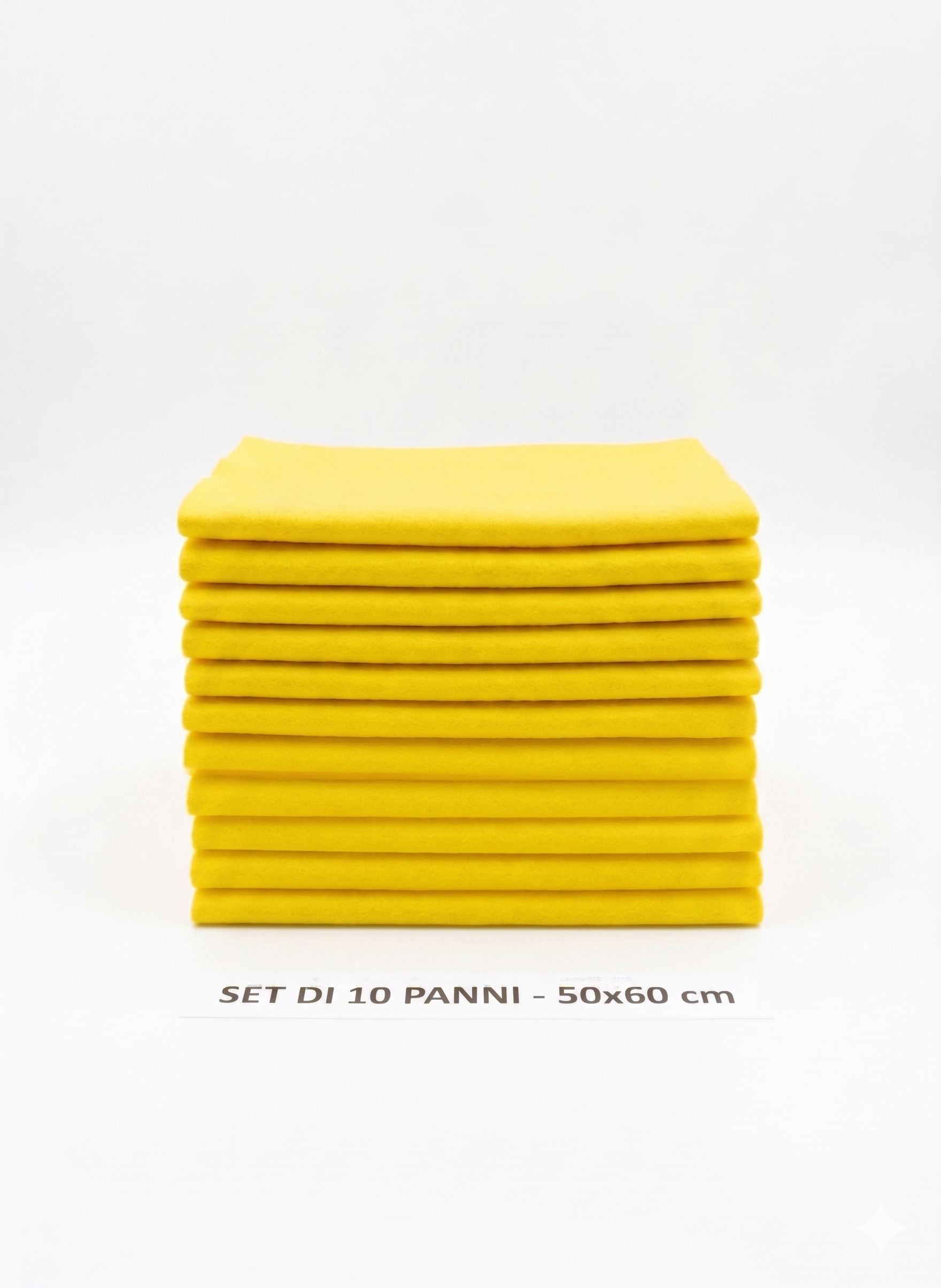 Set da 10 Panni Multiuso 50x60 cm – Assorbenza, Resistenza e Pulizia Professionale