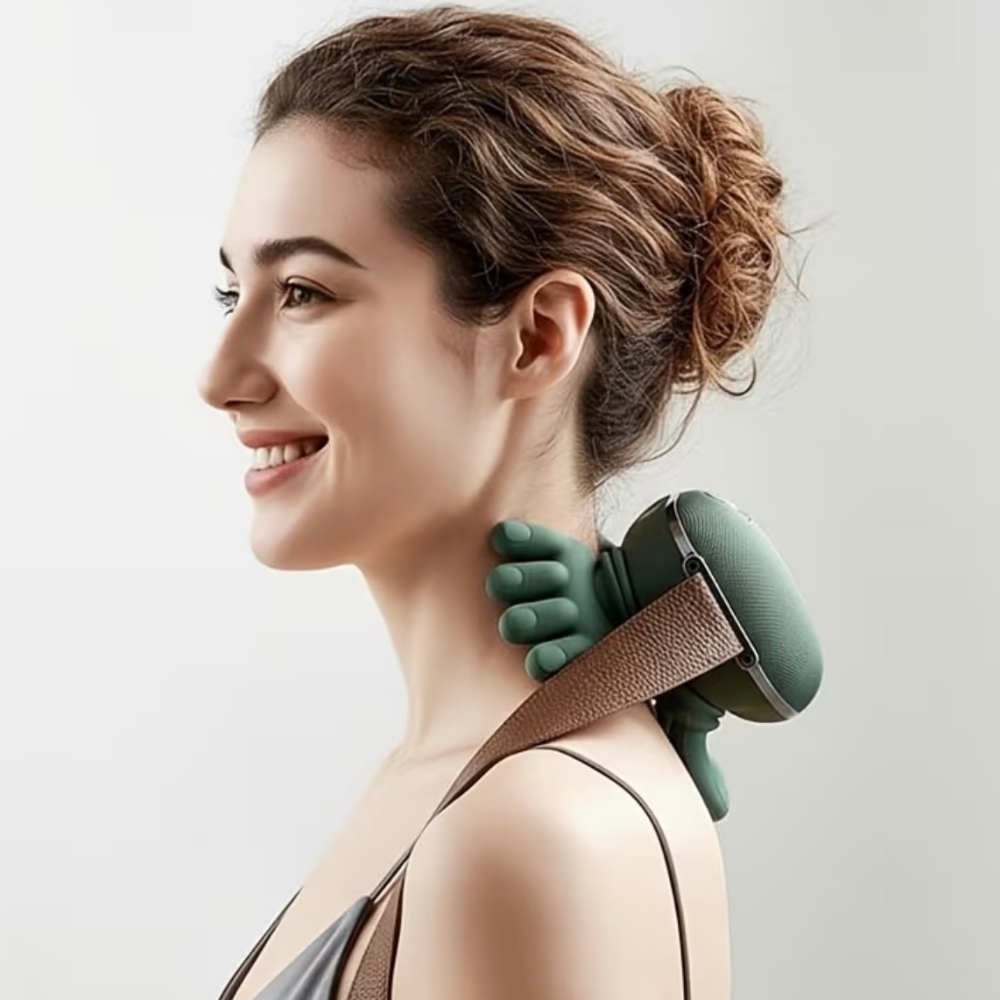 Massaggiatore Cervicale Shiatsu – Massaggiatore Collo e Spalle Elettrico