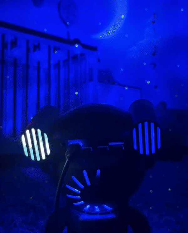 Proiector de lumină pentru dormitorul astronauților, proiector de galaxie robot TikTok