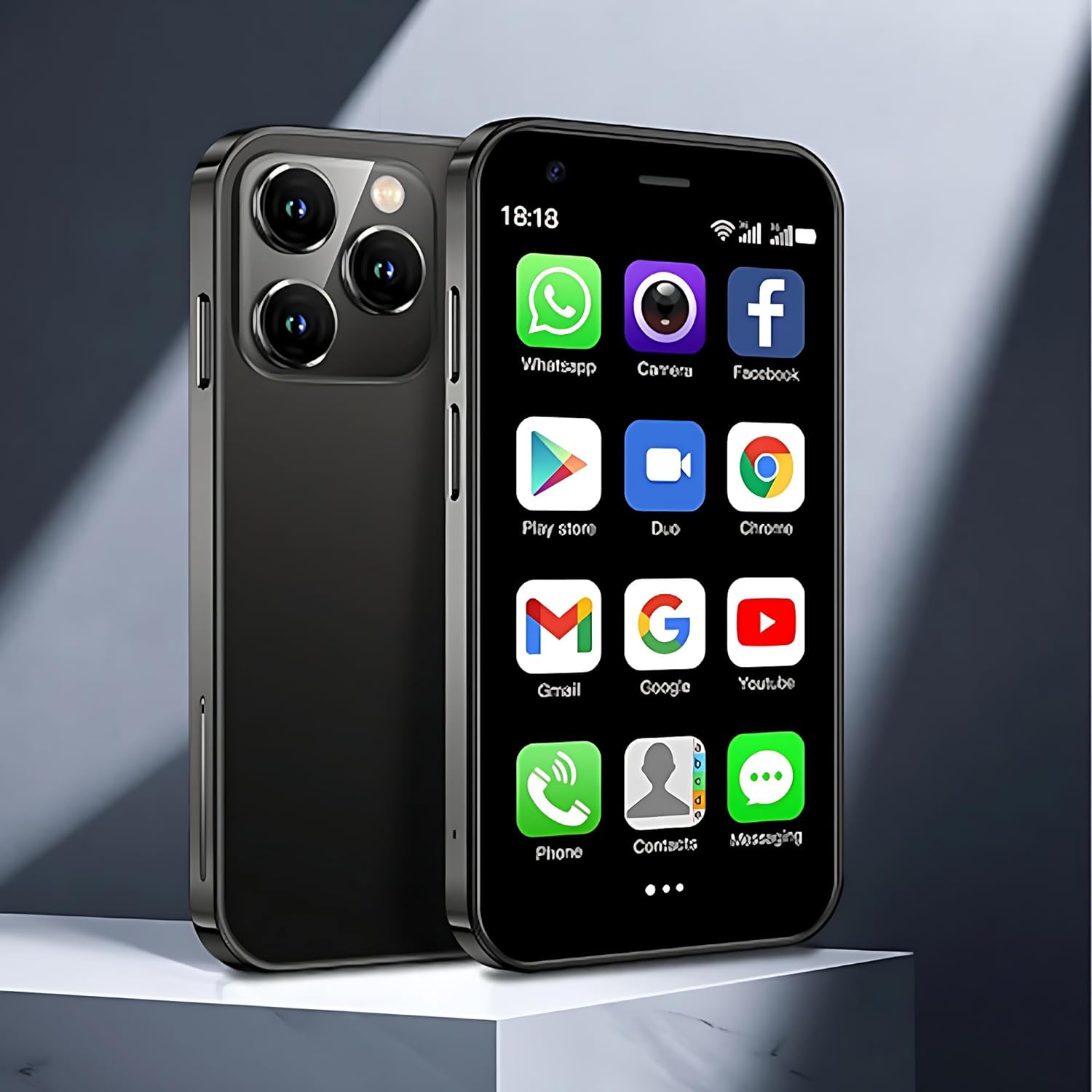 Mini smartphone 3G Android Dual SIM 2GB RAM + 16GB ROM 3 inci