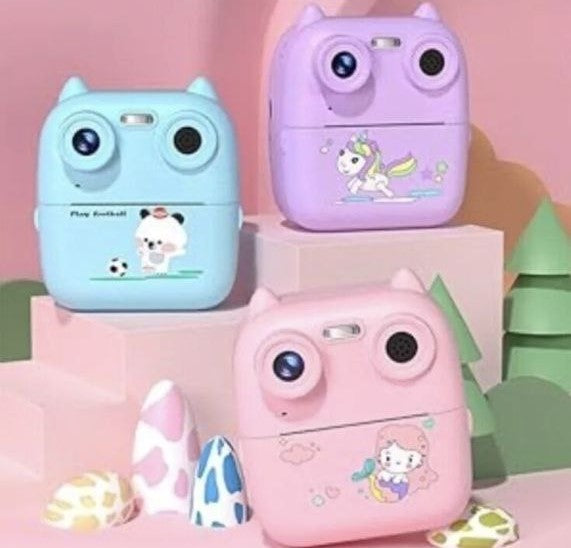 Cameră termică cu imprimare instantanee de 2,4 inci, 1080 pixeli, memorie de 32 GB, slot de expansiune, card Micro SD