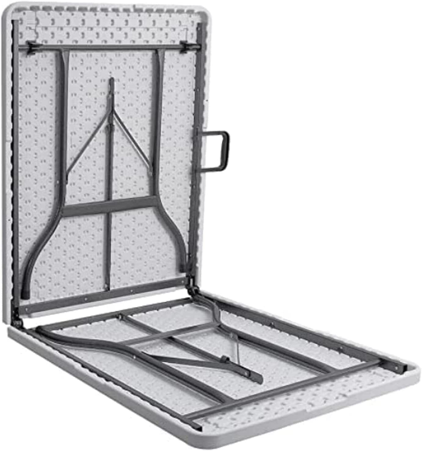 Masă de grădină pliabilă, 180 cm, din rășină dură și oțel, într-o valiză, din HDPE, masă de picnic, plajă, festival, camping