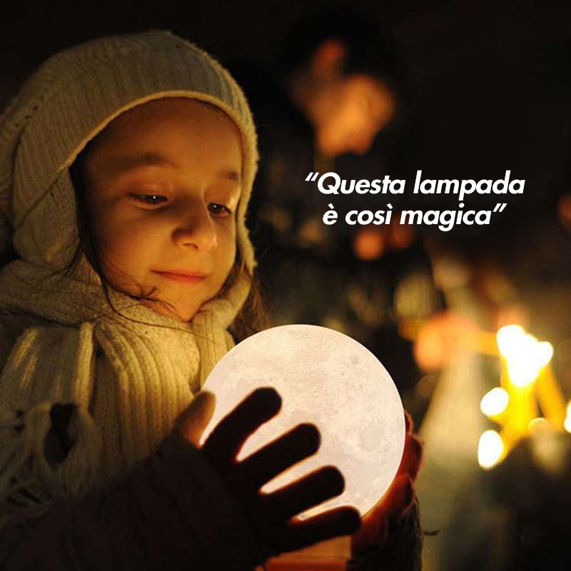 Odorizant de cameră Luna LED ✦ Lampă de noptieră ✦ Atmosferă magică
