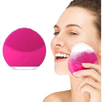 Perie electrică de curățare a feței cu 5 moduri de masaj prin vibrații