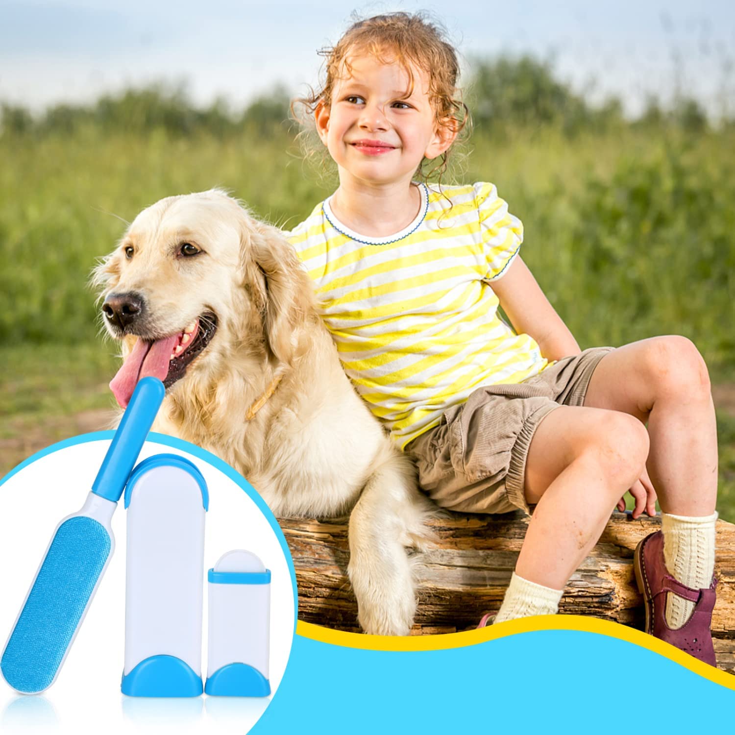 Perie pentru atragerea părului și a scamelor