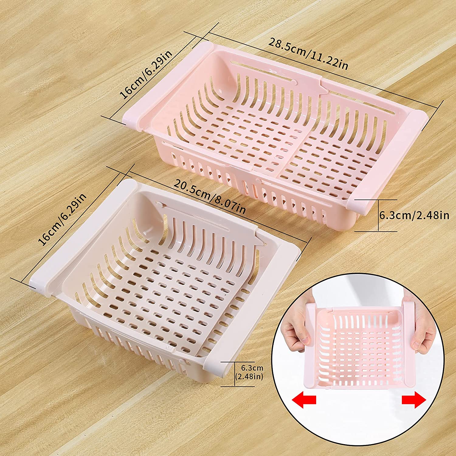 Kit coș frigider cu 4 tăvi