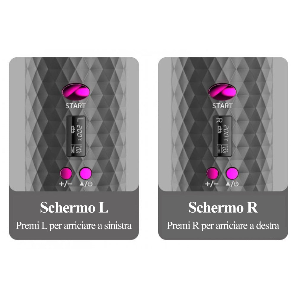 Piastra ricci automatica