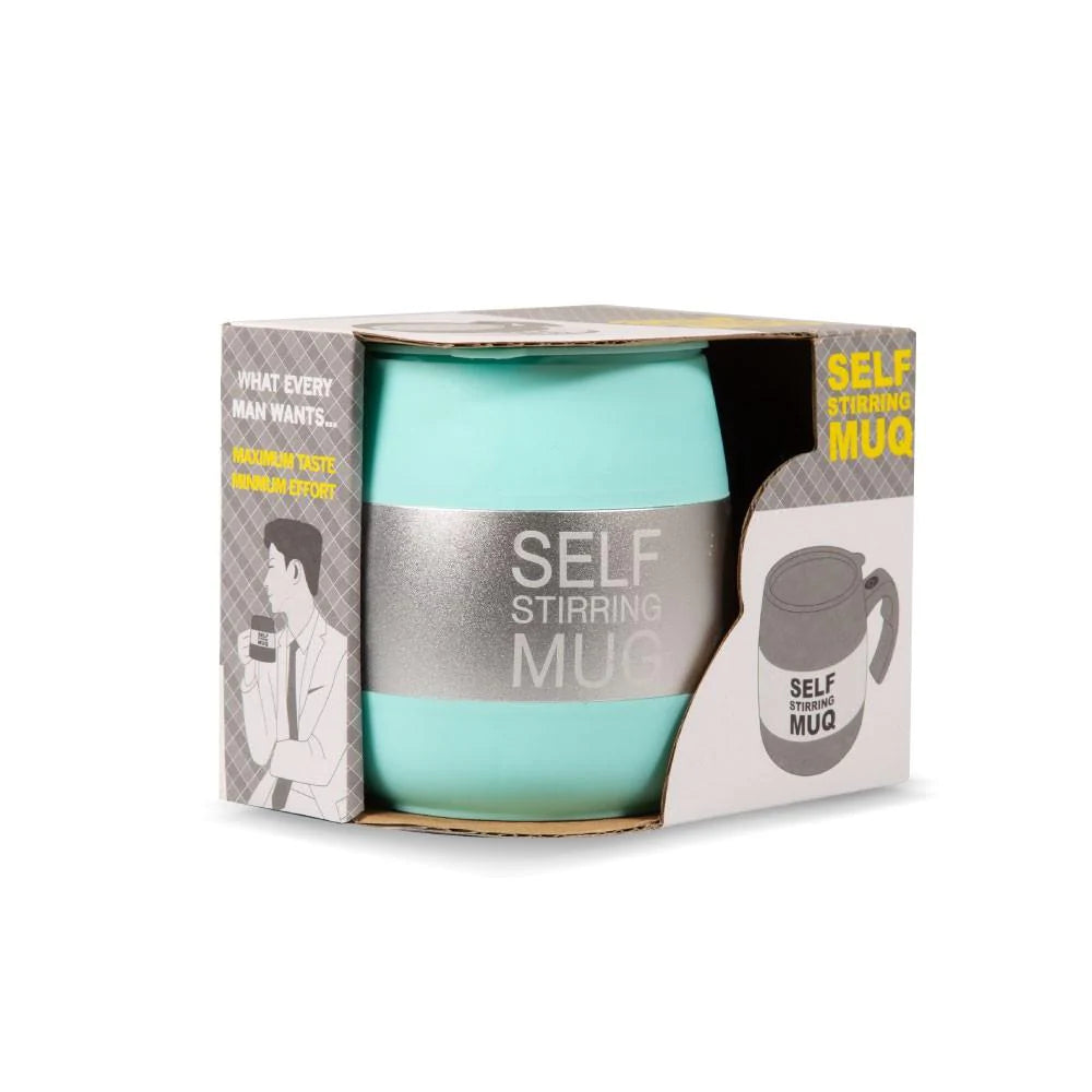 Cană termică neagră cu autoamestecare