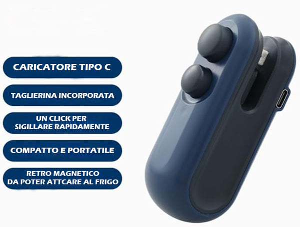 Mini Sigillatore Termico Per Sacchetti E 8 Vassoi Portaperline, Porta Snack, Fai Da Te - 4