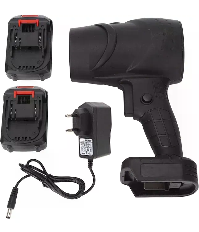 Soffiatore a Batteria Portatile 12.8V 1300mAh - Soffiatore Elettrico Ricaricabile Senza Fili Multifunzione per Foglie, Polvere, Casa, Garage, Giardino - Ricarica Cavo e Alimentatore Inclusi