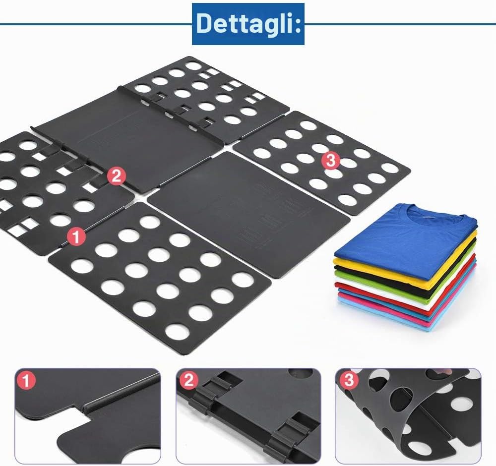 Piega Facile - Piega Magliette Adulti, Bambini, Piega Camice, Piega Felpe, Piega Pantaloni, Facile e Veloce