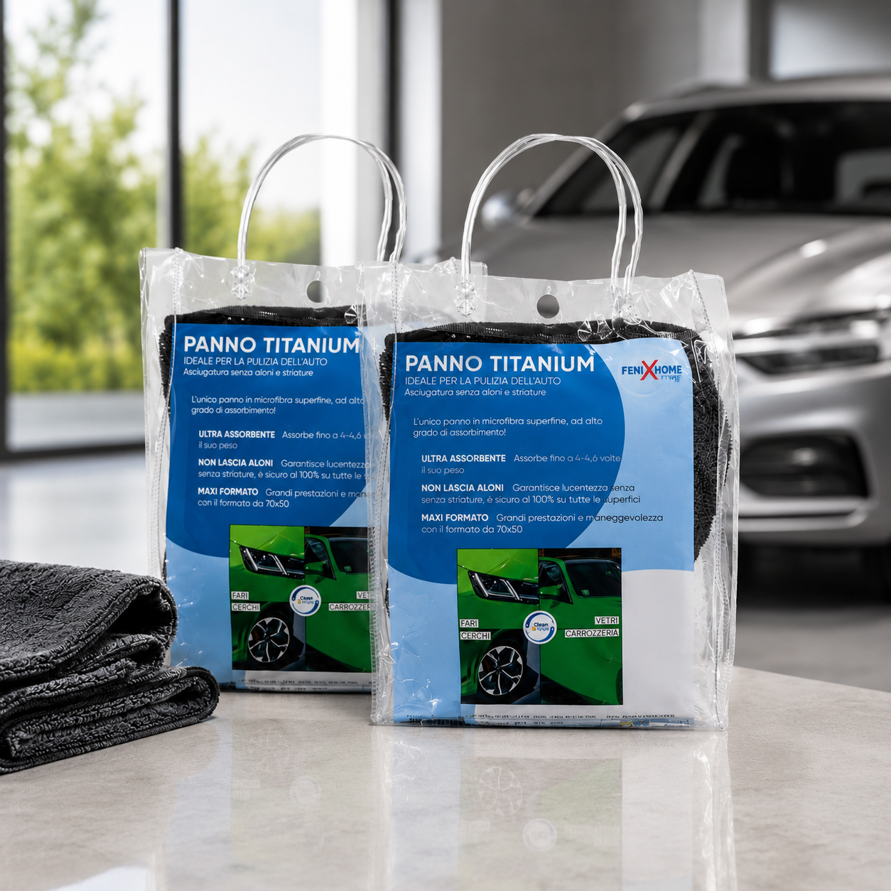 Panno Titanium Fenix – Ultra Assorbente 70x50cm