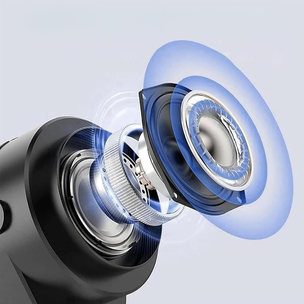 Supporto Bluetooth 4-in-1 Rotante a 360° con Speaker Induttivo