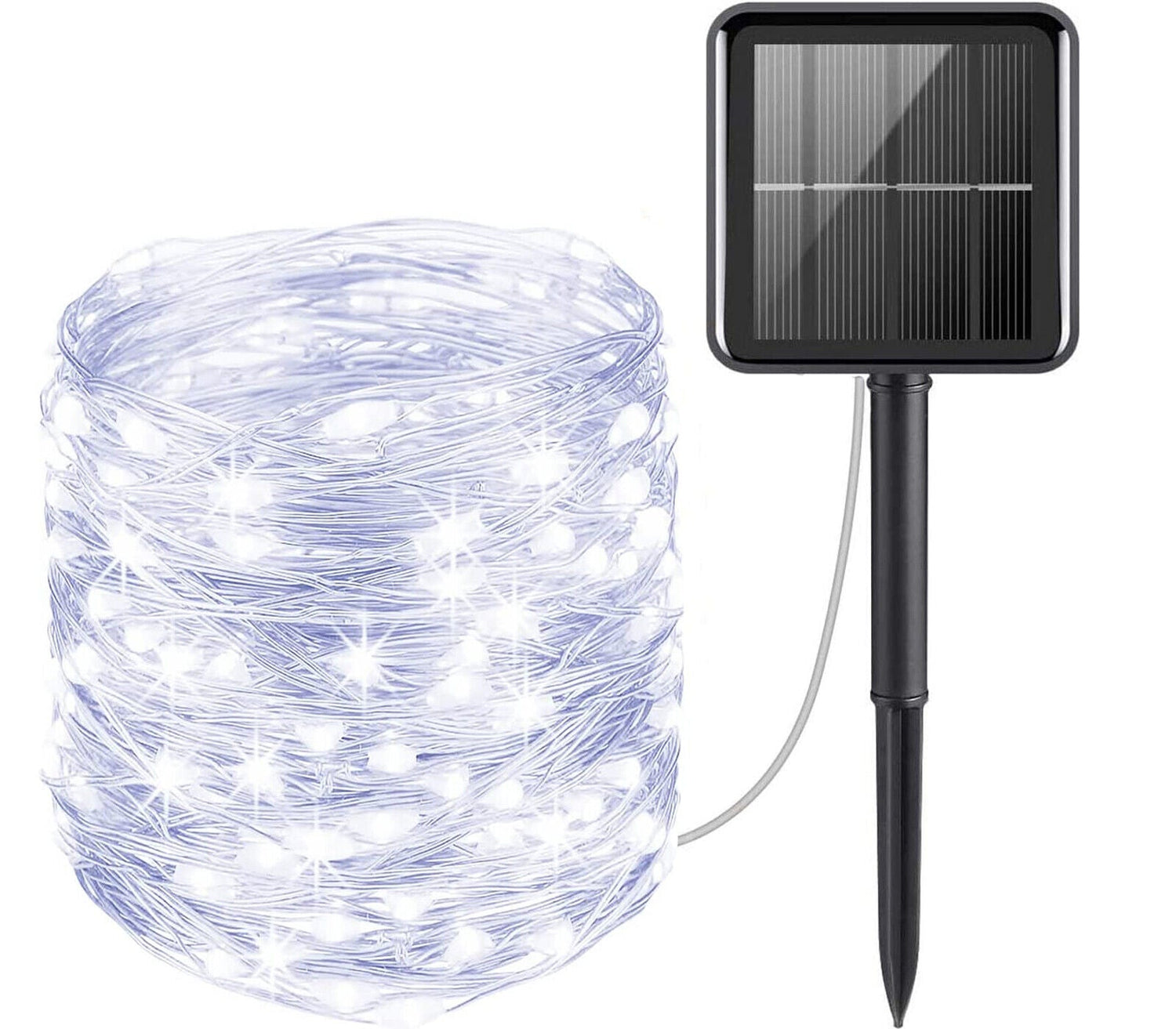 Outdoor LED lights with solar panel