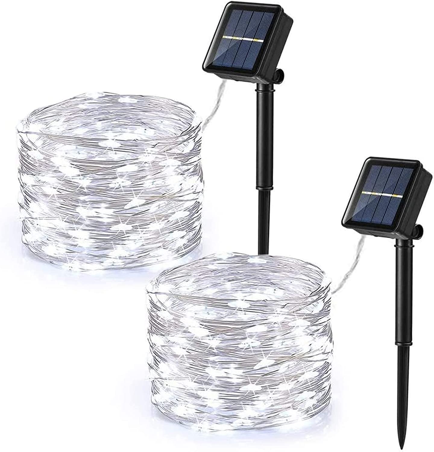 Outdoor LED lights with solar panel