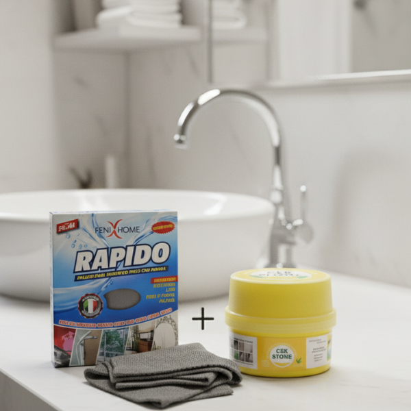 Kit Curățare Lavetă Rapidă + Cek Stone CADOU