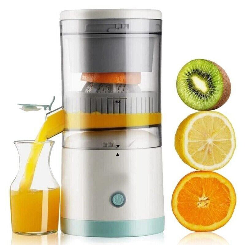 SqueezeMaster Automatic Citrus Juicer, Juice in just 2 minutes, Recharge with mobile phone charger