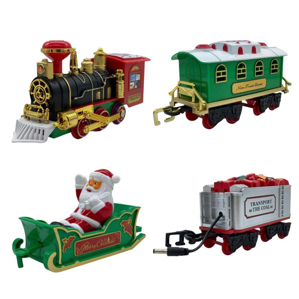 Trenino albero di natale, trenino di babbo natale