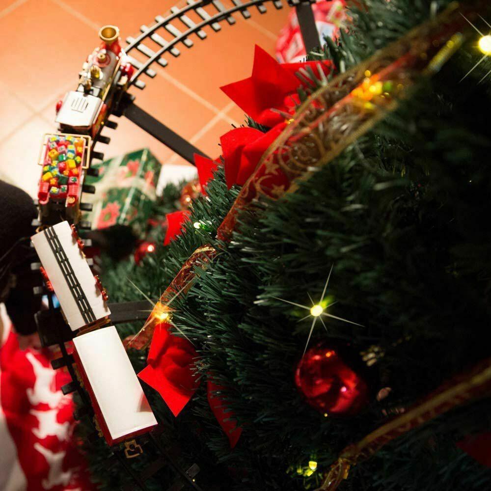 Trenino albero di natale, trenino di babbo natale