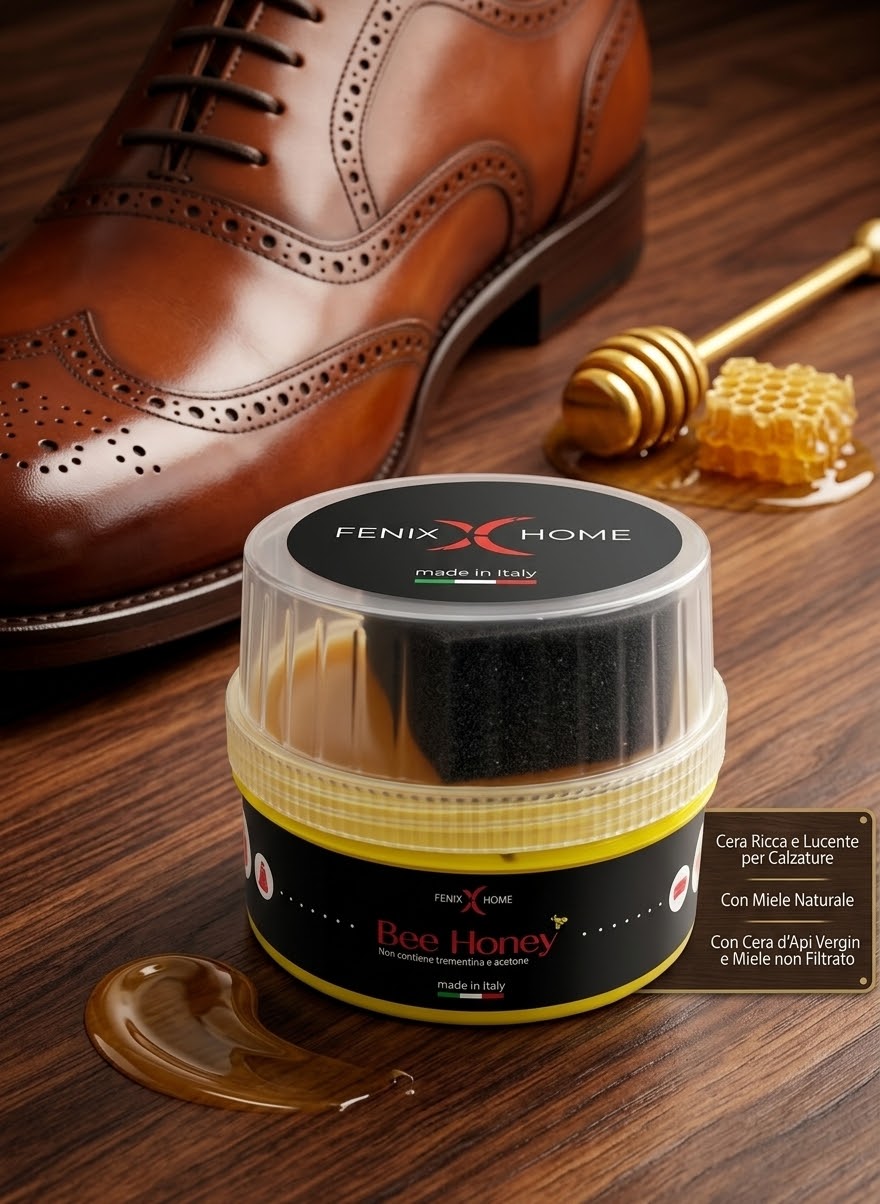 Bee Honey – Cera d'Api Protettiva e Lucidante 250ml | Pelle, Cuoio, Legno e Mobili